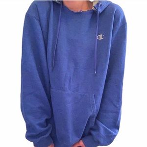 Blue champion hoodie
